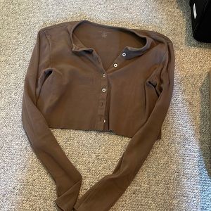 Brandy Melville brown long sleeve